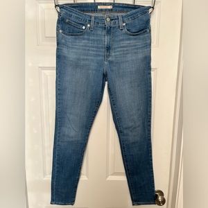 Levi 721 high rise skinny jeans